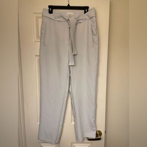Aritzia Wilfred Tie-Front Pants in Vin Gris Size 12